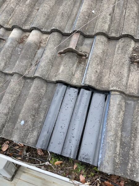 横浜市戸塚区にて屋根修理〈台風による瓦の補修工事〉 施工後